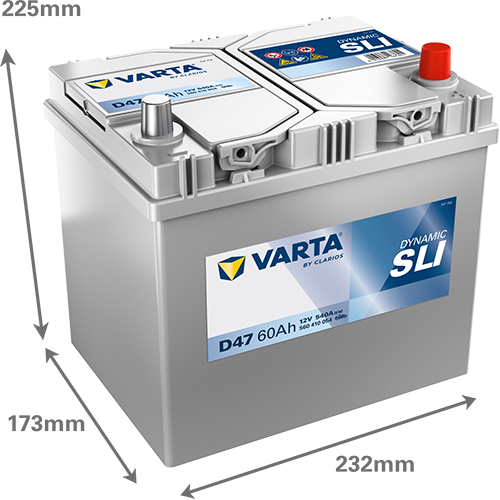VARTA Dynamic SLI 560410054 käivitusaku 60 Ah 540 A L-