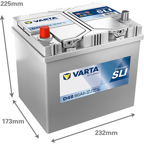 VARTA Dynamic SLI 560411054 käivitusaku 60 Ah 540 A L+