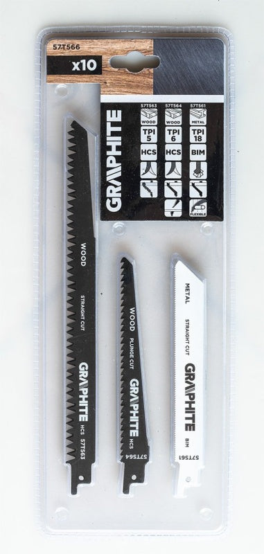 Graphite Saeteradekomplekt 10 tk