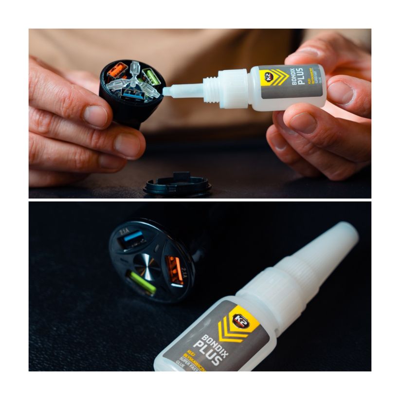 K2 Bondix Plus kiirliim plastikule, puidule, kummile, nahale ja keraamikale