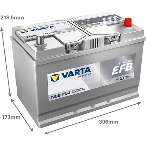VARTA Dynamic EFB 585501080 käivitusaku 85 Ah 800 A L-