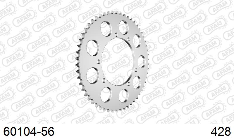 AFAM Tagumine hammasratas 60104-56, 56z, samm 428