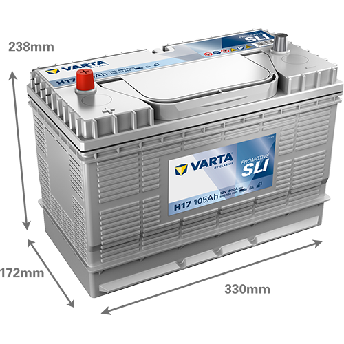 VARTA Promotive SLI 605102080 käivitusaku 105 Ah 800 A L+