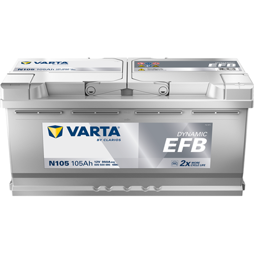 VARTA Dynamic EFB 605500095 käivitusaku 12 V 105 Ah 950 A L- L6/H9
