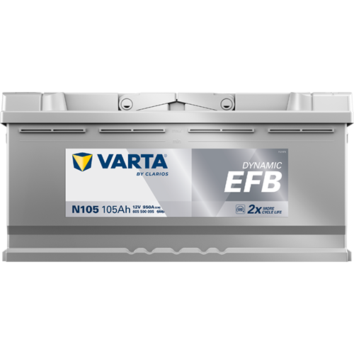 VARTA Dynamic EFB 605500095 käivitusaku 12 V 105 Ah 950 A L- L6/H9