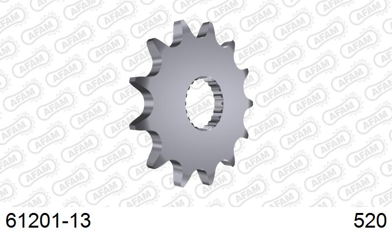 AFAM Eesmine hammasratas 61201-13, 13z, samm 520, teras