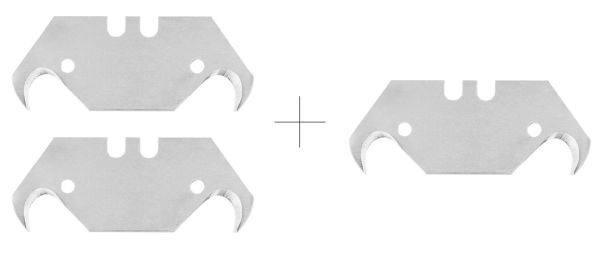 NEO Tools Nuga trapets- ja konksteraga, metallkorpus, 6 tera