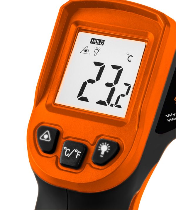 NEO Tools Pürometer, temperatuuri mõõteriist (C -50~400, F -58~752)