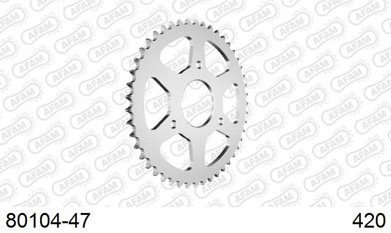 AFAM Tagumine hammasratas 80104-47, 47z, samm 420, teras