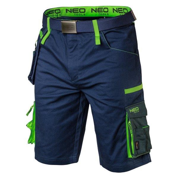 NEO Tools Lühikesed tööpüksid PREMIUM, 62% puuvill, 35% polüester, 3% elastaan