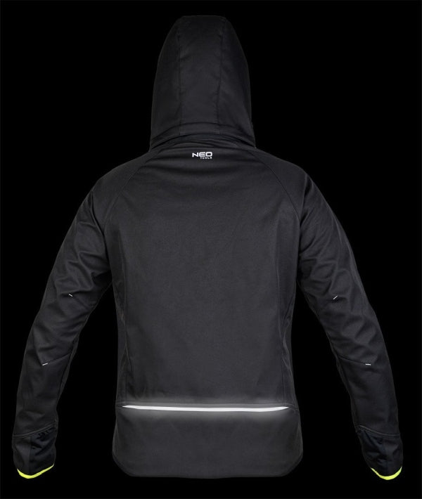 NEO Tools Softshell-jope MIX&MATCH, must-kollane