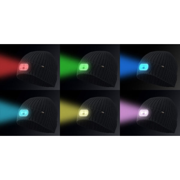 NEO Tools LED RGB taskulambiga müts, grafiithall
