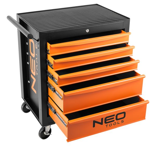 NEO Tools Töökojakapp, 5 sahtlit + 117 tööriista