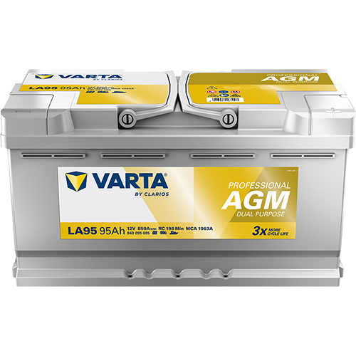 VARTA Professional AGM 840095085 käivitus- ja tarbeaku 95 Ah 850 A L-