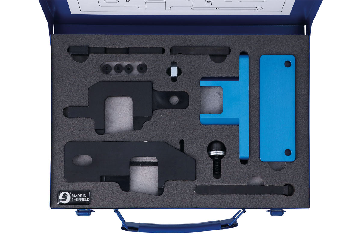Laser Tools Mootori ajastuse suurkomplekt – PSA 1.0, 1.2 EB2 bensiin