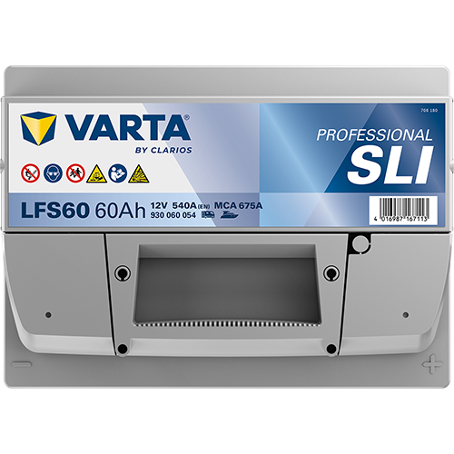 VARTA Professional SLI 930060054 käivitus- ja tarbeaku 60 Ah 540 A L-