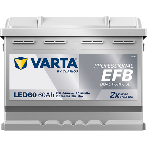 VARTA Professional EFB 932060064 käivitus- ja tarbeaku 60 Ah 640 A L-