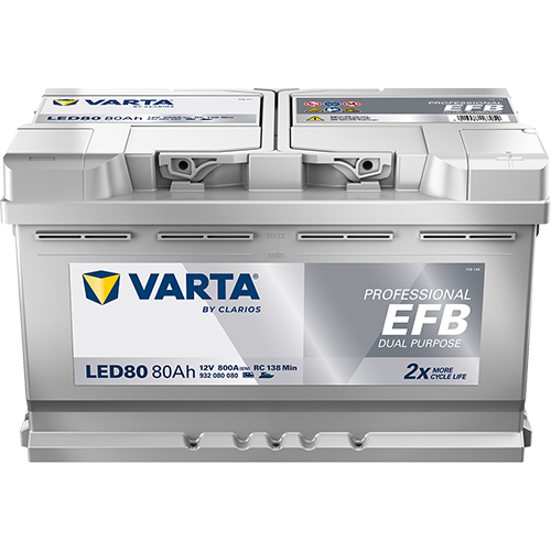 VARTA Professional EFB 932080080 käivitus- ja tarbeaku 80 Ah 800 A L-