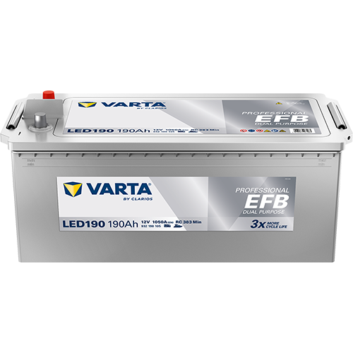 VARTA Professional EFB 932190105 käivitus- ja tarbeaku 190 Ah 1050 A L+