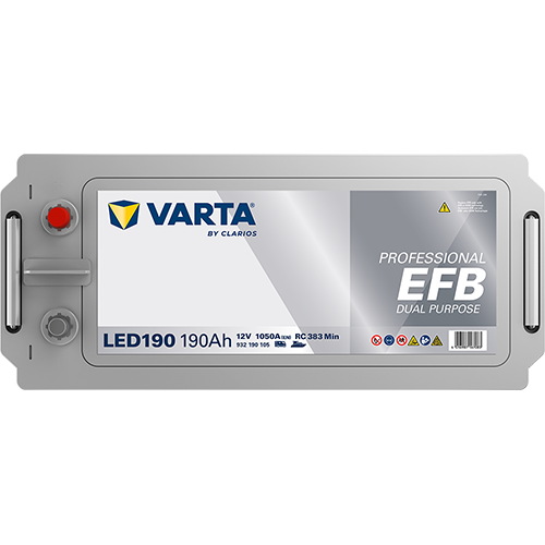 VARTA Professional EFB 932190105 käivitus- ja tarbeaku 190 Ah 1050 A L+