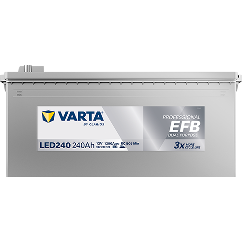VARTA Professional EFB 932240120 käivitus- ja tarbeaku 240 Ah 1200 A L-