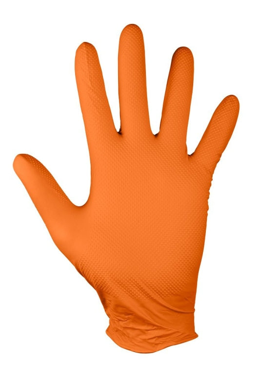 NEO Tools Nitriilkindad L GRIP, oranžid, 50 tk pakis