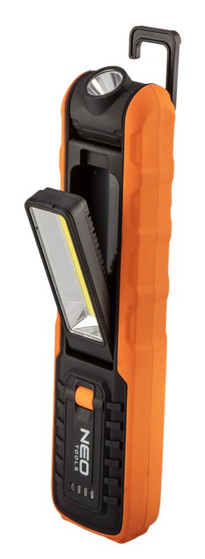 NEO Tools Aku-töökojalamp 500 lm COB, alus ja laadija