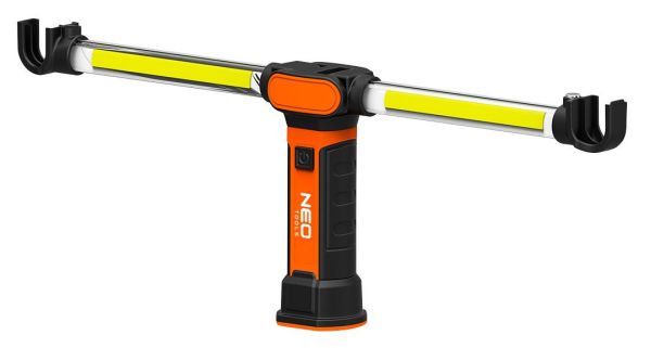 NEO Tools Aku-töökojalamp 500 lm COB, alus ja laadija
