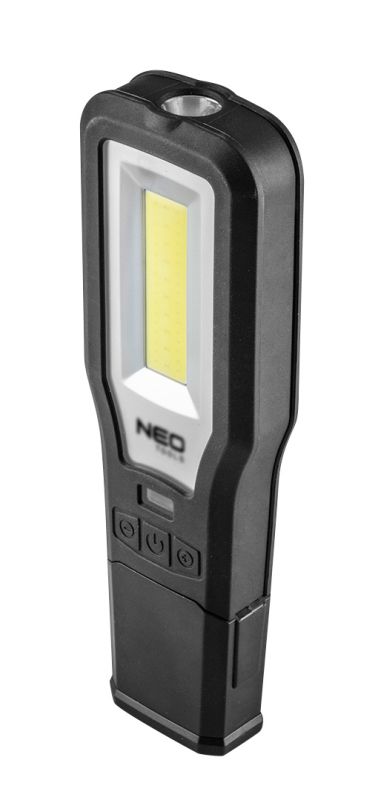 NEO Tools Töökojalamp 550 lm COB LED, alus ja laadija