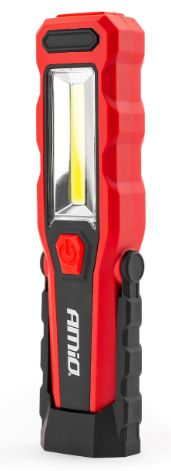 AMiO Taskulamp COB 3 W + LED 1 W, 1800 mAh