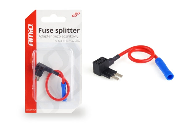 AMiO Kaitsmeadapter MICRO 2, madal profiil, 20 A