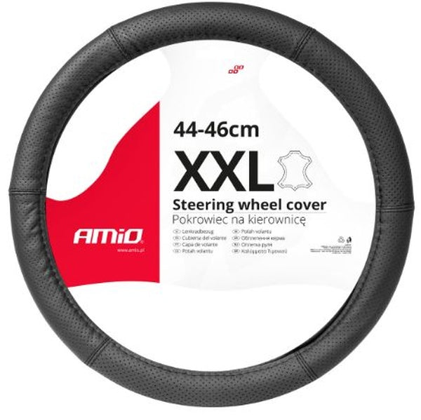 AMiO Roolikate XXL (44-46 cm), naturaalnahk, perforeeritud