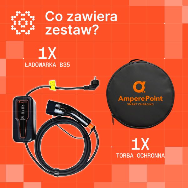 AmperePoint Mobiilne elektriauto laadija 3,7 kW