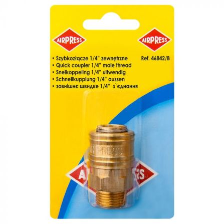 Airpress Kiirliitmik 1/4", väliskeere