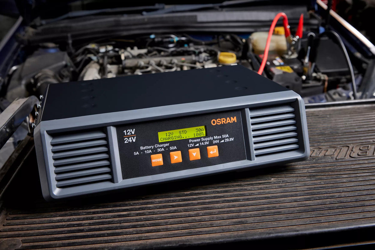 OSRAM BATTERYcharge PRO 50A akulaadija