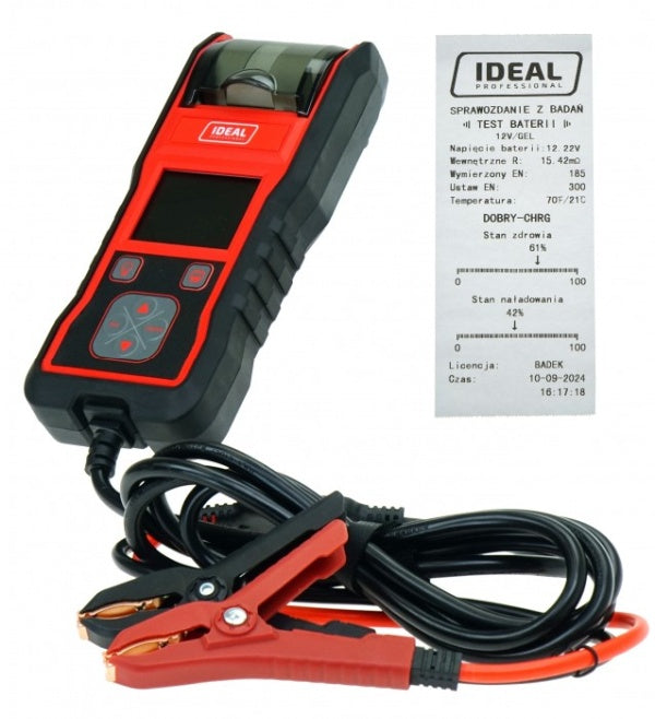 IDEAL Akutester printeriga BDT7000, 12 / 24 V