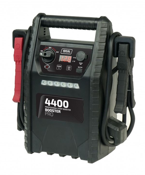IDEAL Käivitusabi 12 / 24 V, käivitusvool 4400 A, Pro