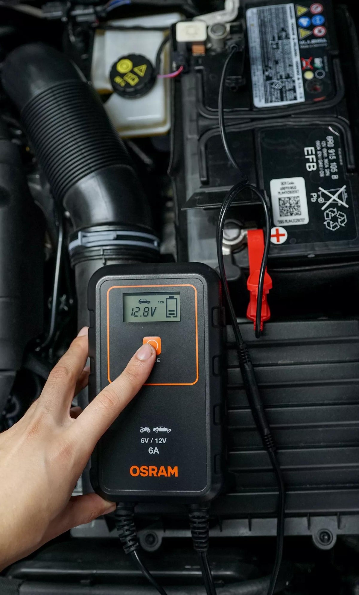 OSRAM BATTERYcharge 908 akulaadija