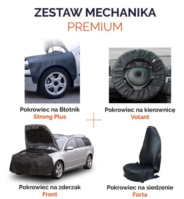CarPassion Mehaaniku kaitsekatete komplekt Premium, 4 tk