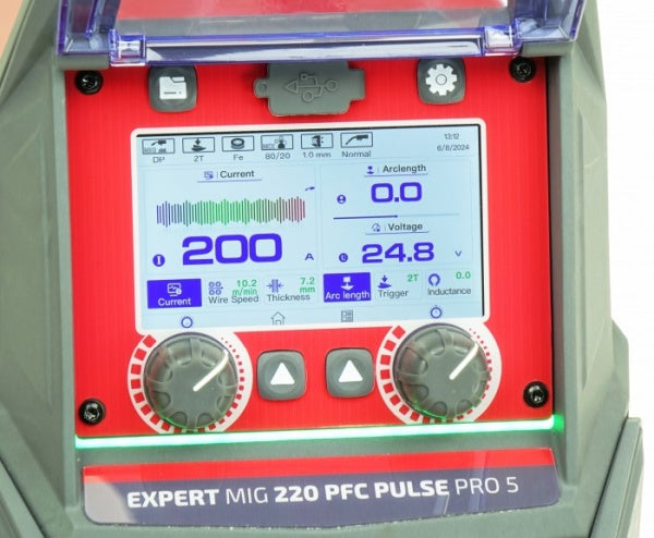 IDEAL MIG-keevitusaparaat EXPERT MIG 220, MIG, Pulse, LCD, PFC