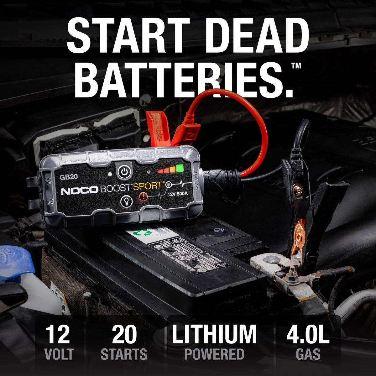 NOCO Boost Sport GB20 käivitusabi 500 A 12 V