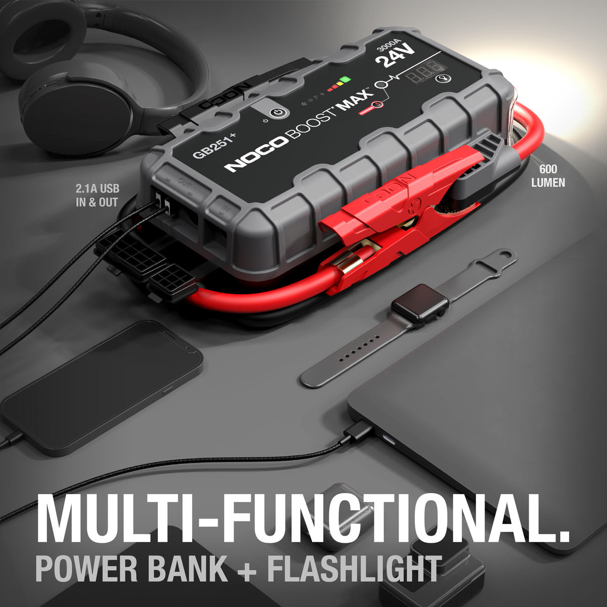 NOCO Boost Max GB251 käivitusabi 3000 A 24 V
