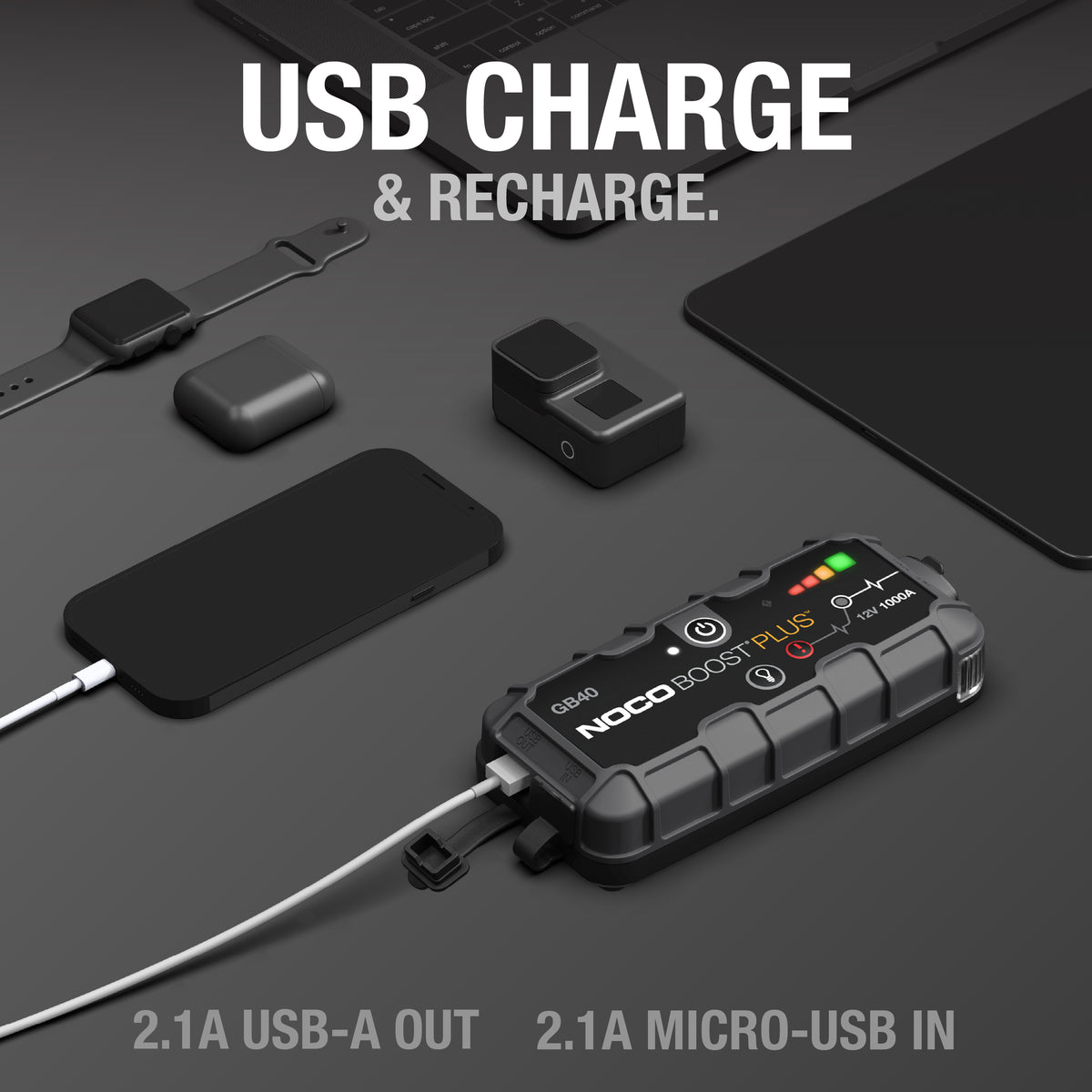 NOCO Boost Plus GB40 käivitusabi 1000 A 12 V