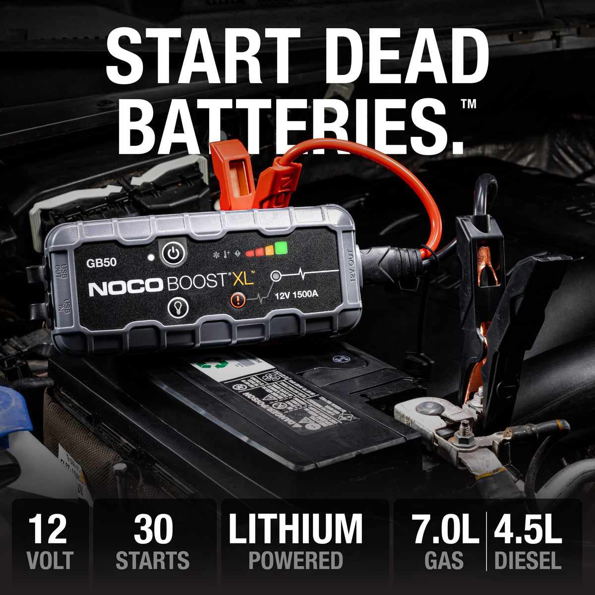 NOCO Boost XL GB50 käivitusabi 1500 A 12 V