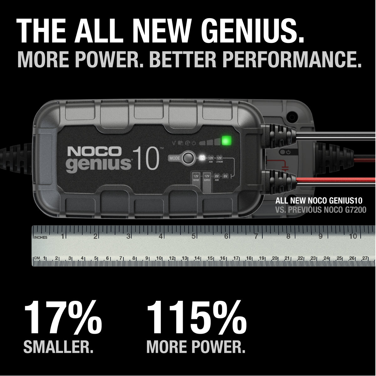 NOCO GENIUS10 nutikas akulaadija 6 V 12 V 10 A