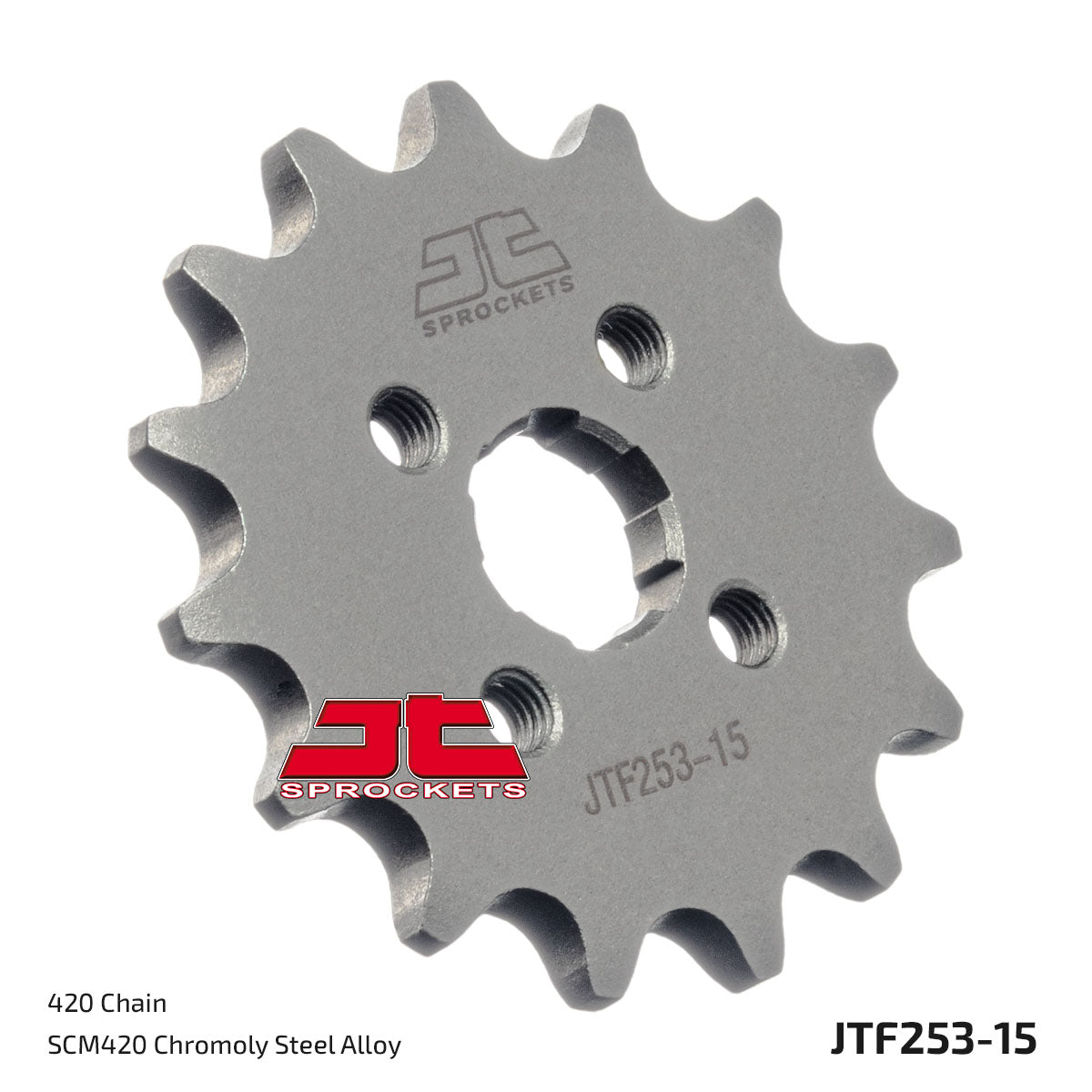 JT Sprockets Eesmine hammasratas JTF253.15, 15z, samm 420
