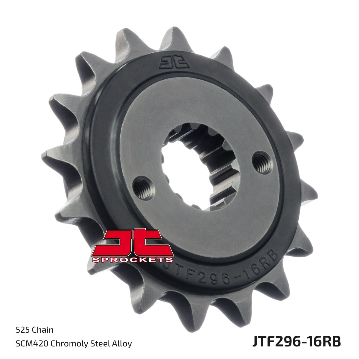 JT Sprockets Eesmine hammasratas JTF296.16RB, 16z, samm 525, kummisummutiga