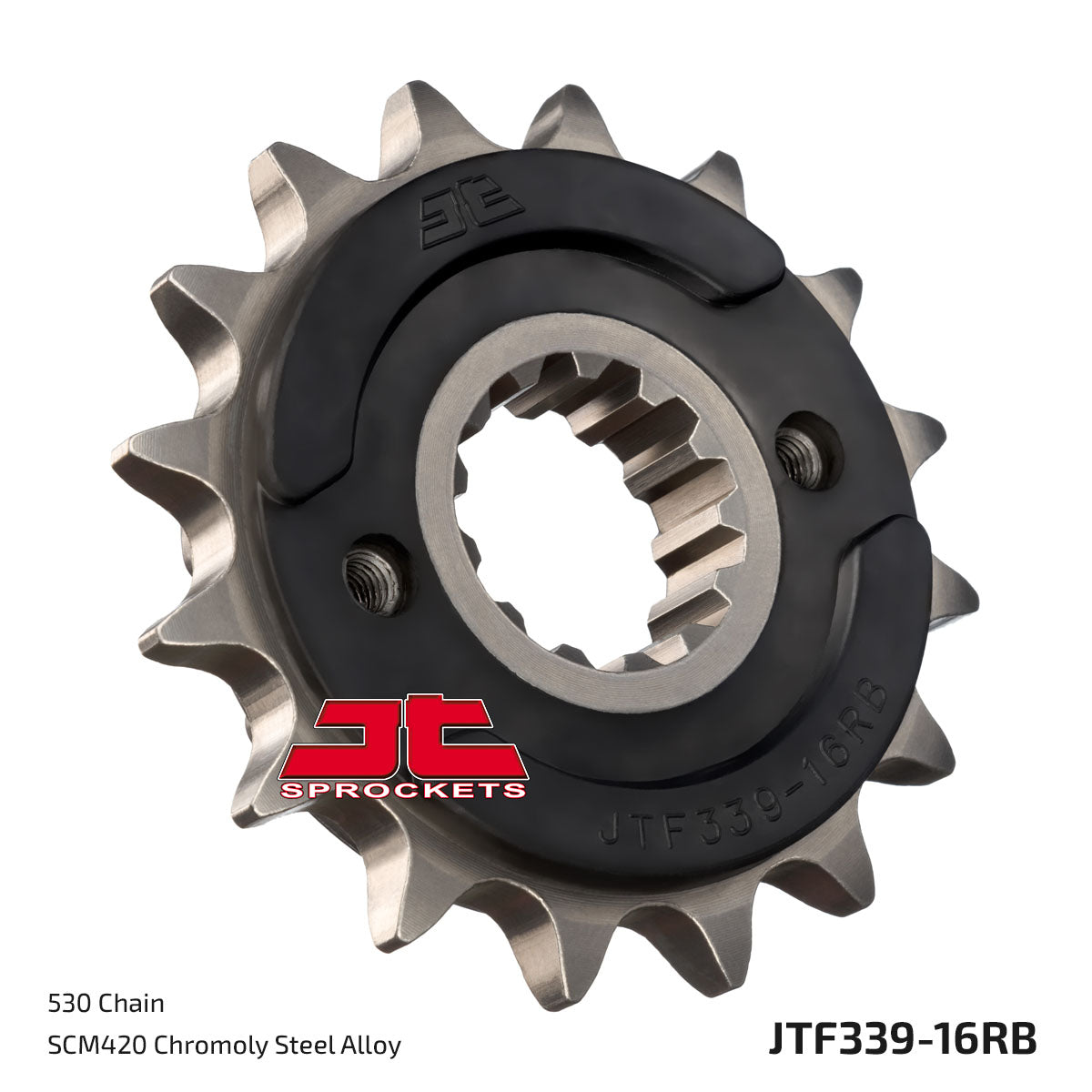 JT Sprockets Eesmine hammasratas JTF339.16RB, 16z, samm 530, kummisummutiga