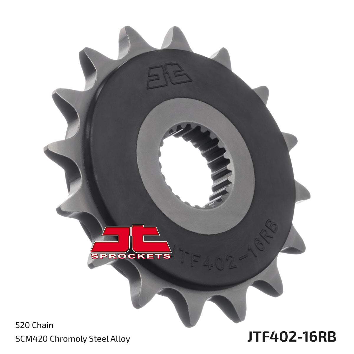JT Sprockets Eesmine hammasratas JTF402.16RB, 16z, samm 520, kummisummutiga