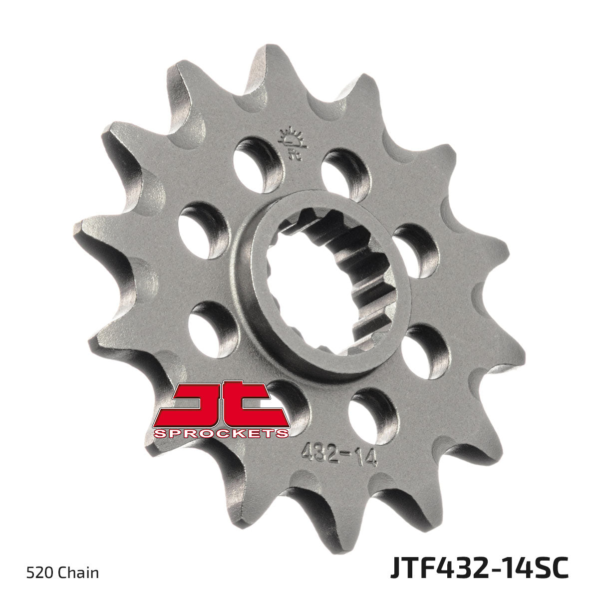 JT Sprockets Eesmine hammasratas JTF432.14SC, 14z, samm 520, isepuhastuv